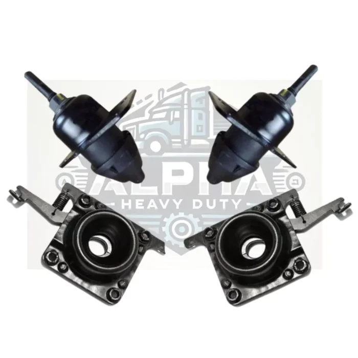 Volvo VN VNL Upper & Lower Hood Latch 2004-2018 (4 pcs) - Agora Truck Parts
